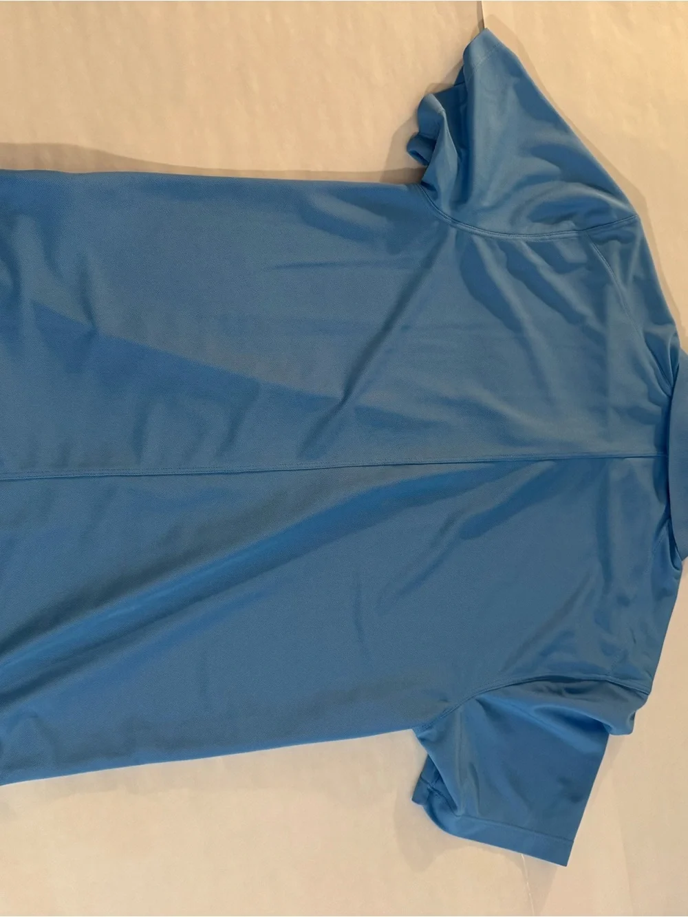 Nike Men’s Sky Blue Dri-FIT Polo with White Swoosh